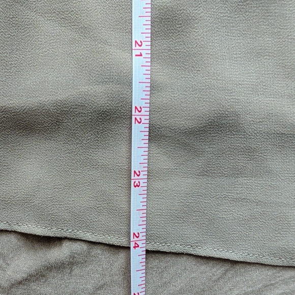 WynneLayers Beige Dual Layer Chiffon Sleeveless Top - Picture 10 of 10